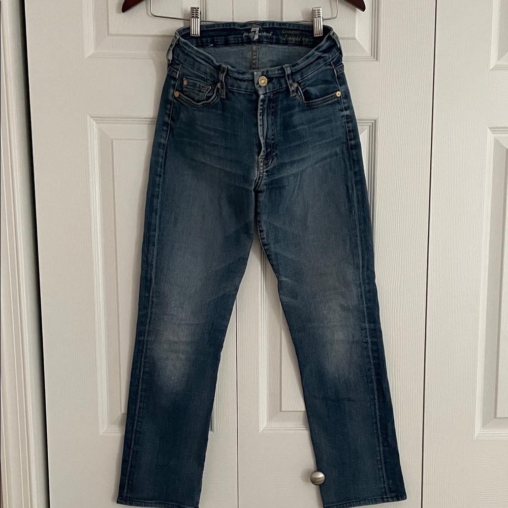 7 for all Mankind Classic Blue Denim Jeans